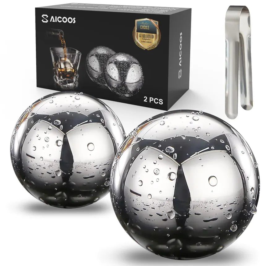 Premium Stainless Steel Drink Chillers | BLUE BALLS |